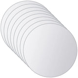 VIDAXL 16 ST MILROR -Kacheln rundes Glas