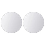 Vidaxl 16 St Mirror Tiles Round Glass