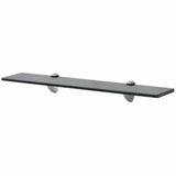 Vidaxl schappen zwevend 2 st 60x10 cm 8 mm glas