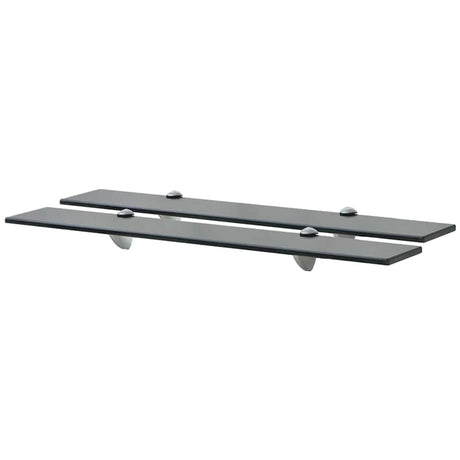 Vidaxl schappen zwevend 2 st 70x10 cm 8 mm glas