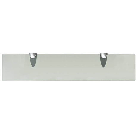 Vidaxl schappen zwevend 2 st 50x10 cm 8 mm glas