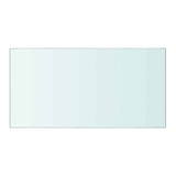 Vidaxl schappen 2 st 40x20 cm glas transparant