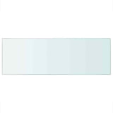Vidaxl schappen 2 st 70x25 cm glas transparant