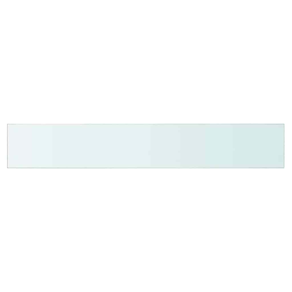 Vidaxl schappen 2 st 80x12 cm glas transparant