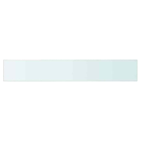 Vidaxl schappen 2 st 80x12 cm glas transparant