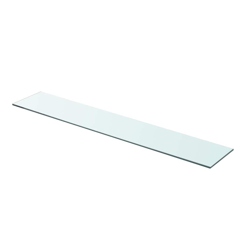 Vidaxl schappen 2 st 90x15 cm glas transparant