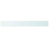 Vidaxl schappen 2 st 110x12 cm glas transparant