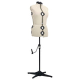 Vidaxl Mannequin Regolable Woman Times dimensione 40-46 m color crema