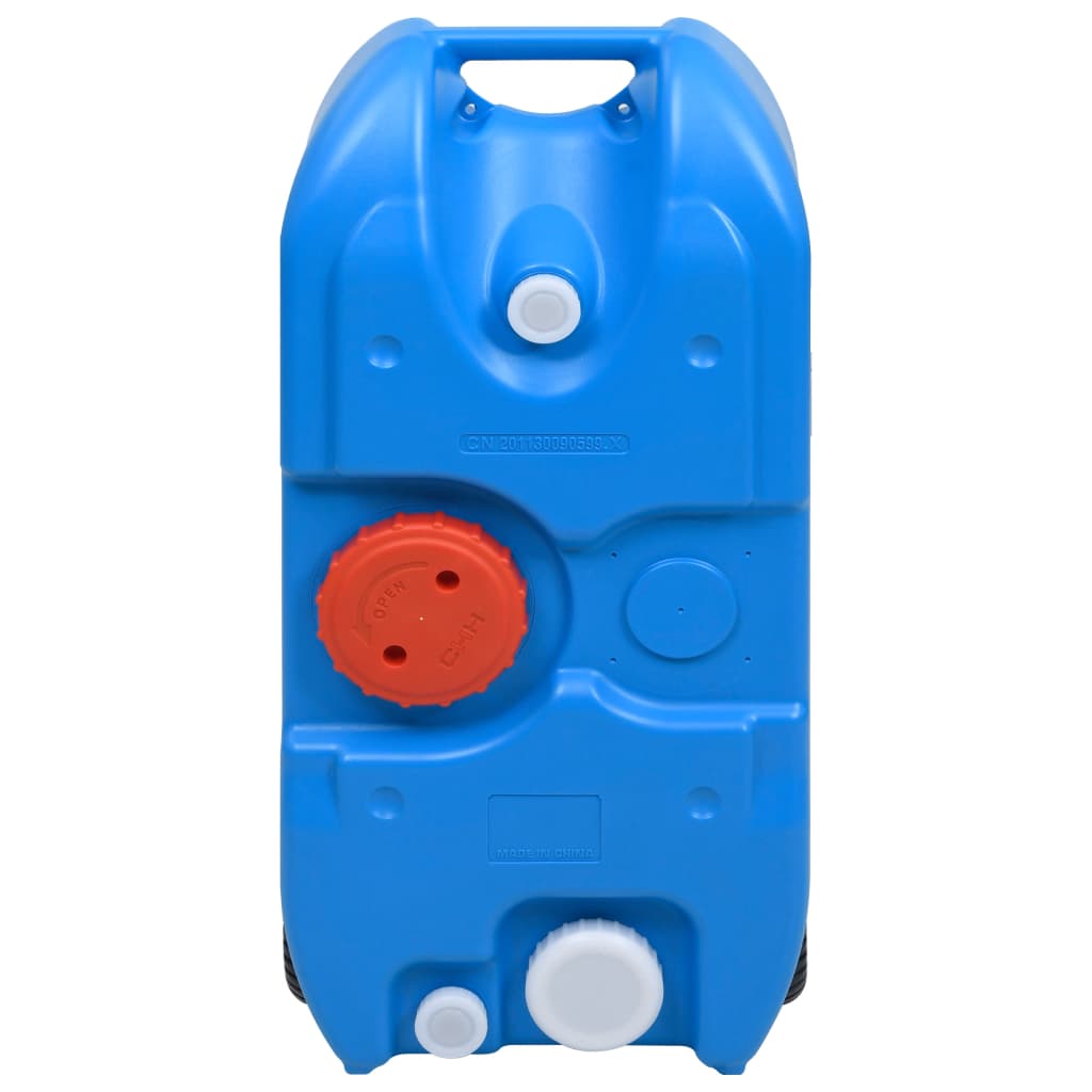 Vidaxl Wassertank auf Rädern 40 l Blau