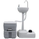 Vidaxl Camps Room and Sink Portable Grey