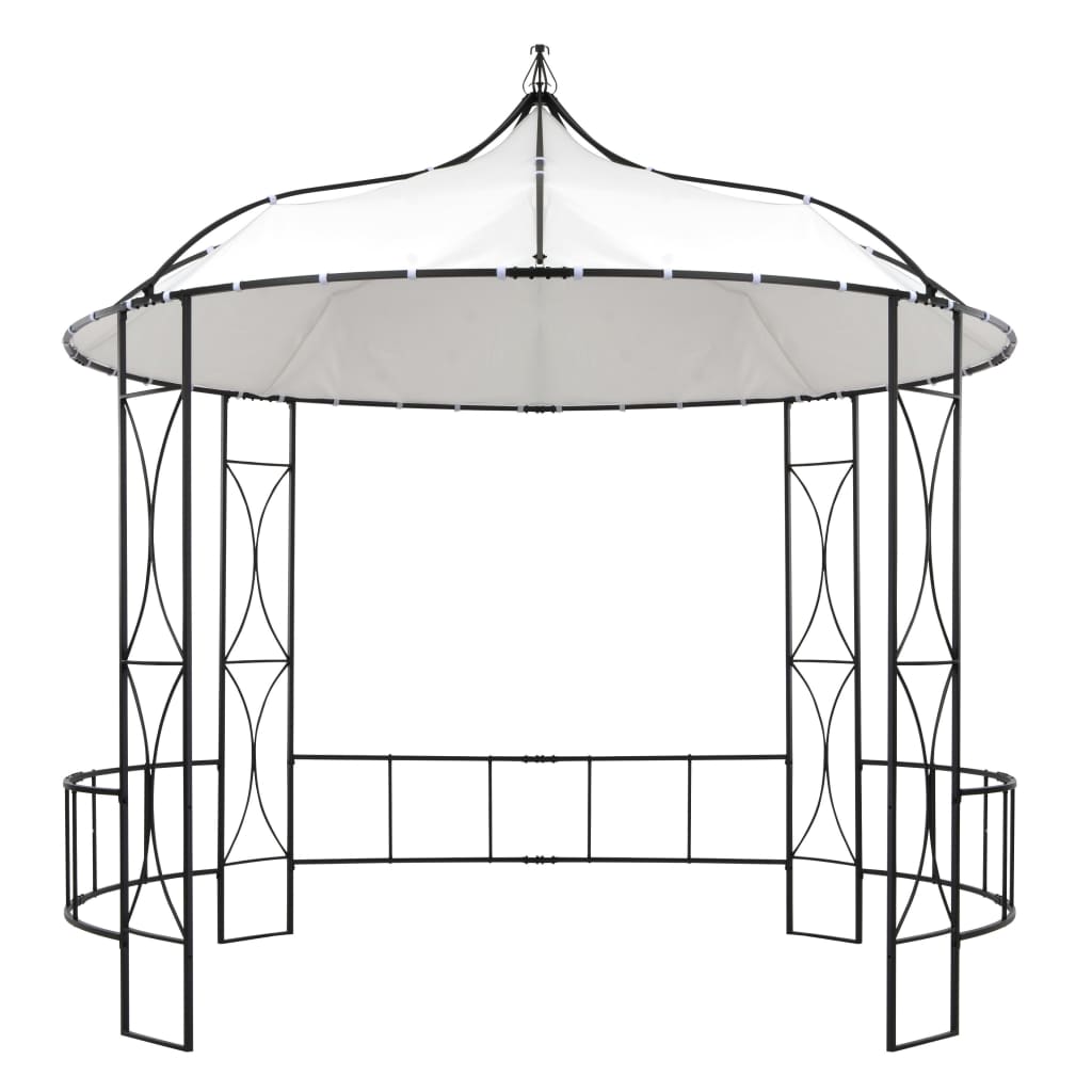 Vidaxl Arbor cirka 300x290 cm vit