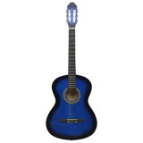 Vidaxl Guitar Classic Nybörjare 4 4 ​​39 Lindenhout Blue