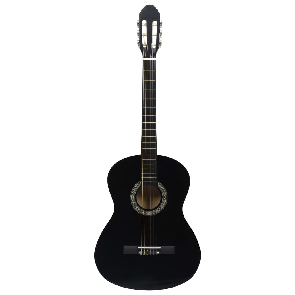 Vidaxl Guitar Classic Ufänger 4 4 39 Linshout schwaarz