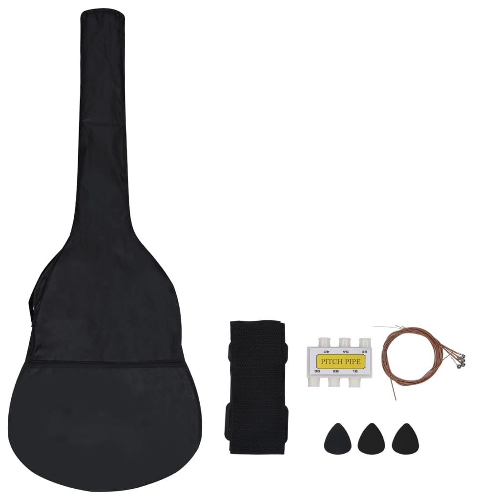 Vidaxl 8 pièces Guitar Set Classic Beginner 3 4 36