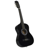 Vidaxl Gitarre Classic Anfänger und Kinder 3 4 36 Schwarz