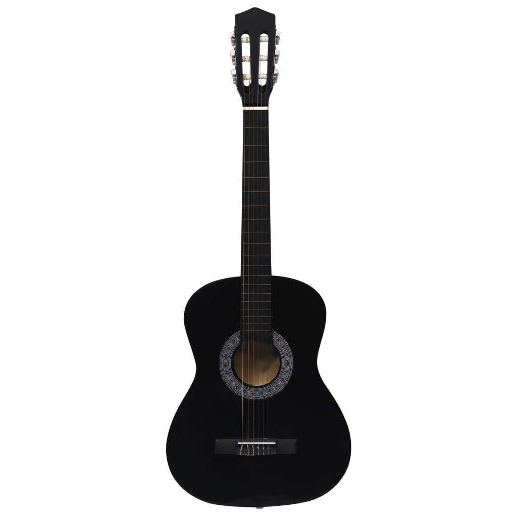 Vidaxl Gitarre Classic Anfänger und Kinder 3 4 36 Schwarz