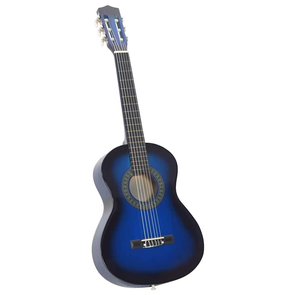 Vidaxl Gitarre Classic Anfänger und Kinder 1 2 34 Blau