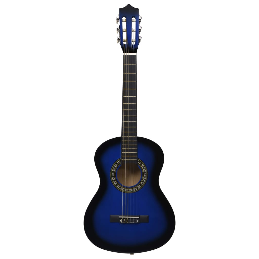 Vidaxl Guitar Classic Beginner and Children 1 2 34 Blue