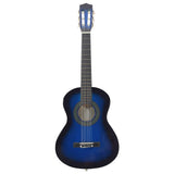 Vidaxl Gitarre Classic Anfänger und Kinder 1 2 34 Blau