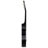 Vidaxl Guitar Classic začátečník a děti 1 2 34 Black