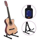 Set di chitarra a 12 pezzi Vidaxl con 6 corde Western Acoustic 38