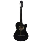 Vidaxl Guitar Cutaway con pareggio 6 Sneeds Western Classic Black