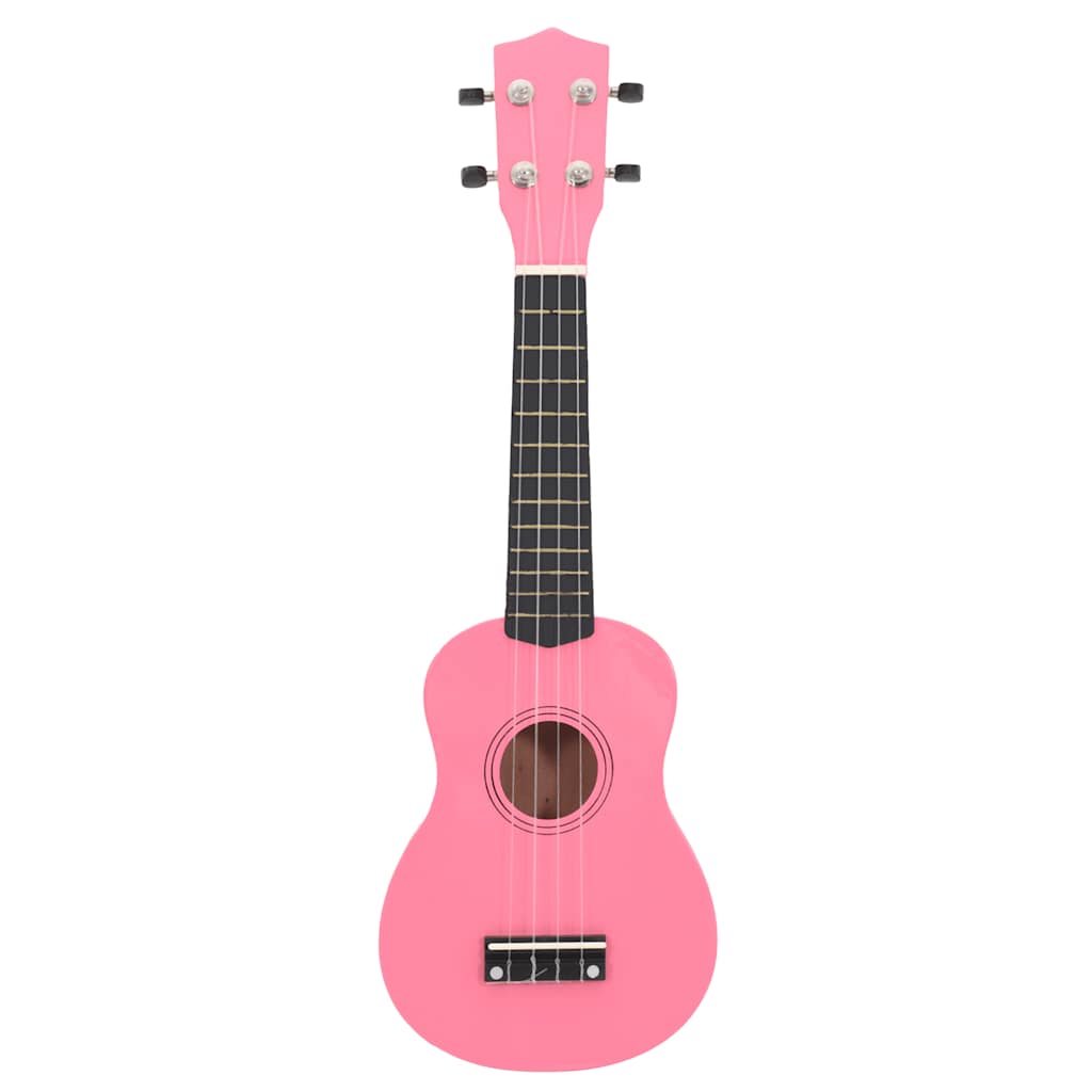 Vidaxl Ukulele-Set mit Tasche für Kinder Sopran 21'' rosa