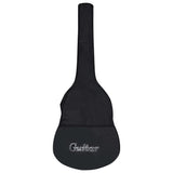 Vidaxl guitaartas para 4 4 guitarra clásica 100x37 cm tela negra