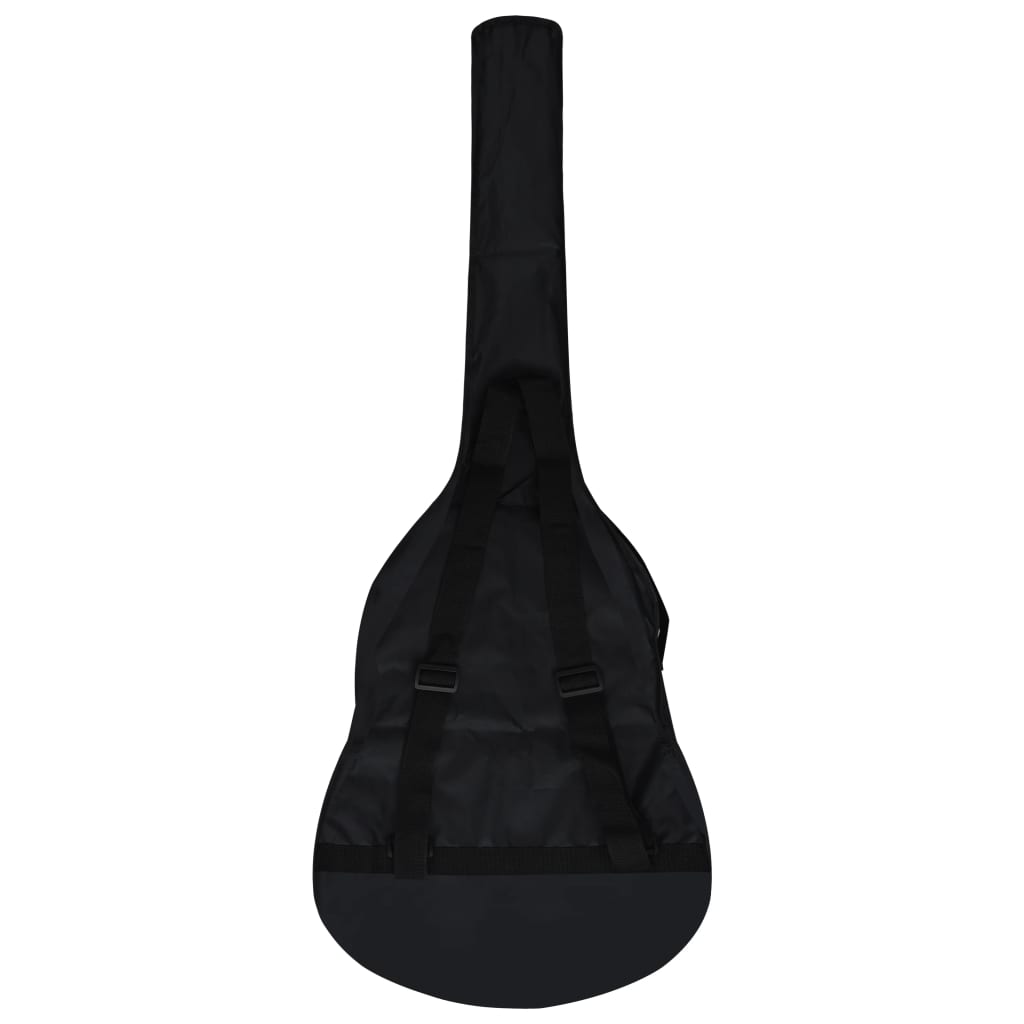 Vidaxl guitaartas para 4 4 guitarra clásica 100x37 cm tela negra