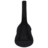 Vidaxl guitaartas na 1 2 klasyczny gitara 94x35 cm tkanina czarna