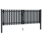 Vidaxl port zweemol duebel 306x150 cm Steel anstrahrasport