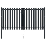 Vidaxl Port zweemol duebel 306x200 cm Steel Anthhracit