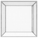 Vidaxl Cat Cage 1.5x1.5x1.5 m galvaniséiert Stol