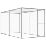 Vidaxl Cat Cage 3x1.5x1,5 m Galvanizovaná ocel