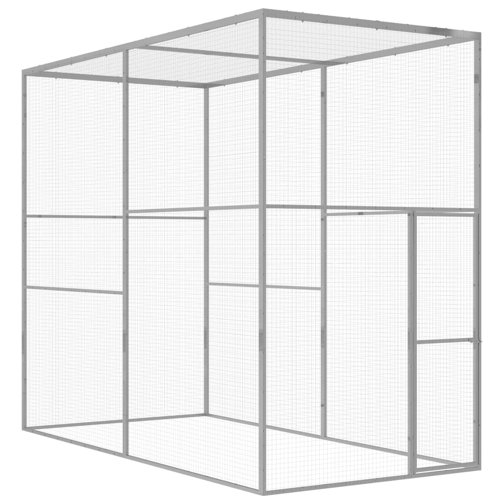 CAGE VIDAXL CAT 3x1,5x2,5 m stal ocynkowana