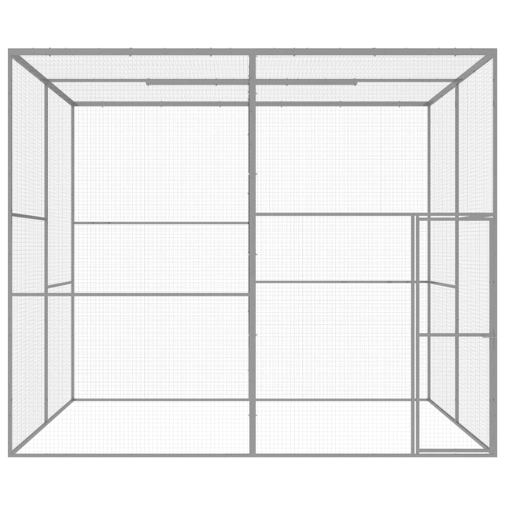 CAGE VIDAXL CAT 3x3x2.5 M Calwanizowana stal