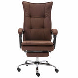 Vidaxl kantoormassagestoel stof bruin