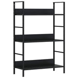 Vidaxl boekenkast met 3 schappen 60x27,6x90,5 cm bewerkt hout zwart