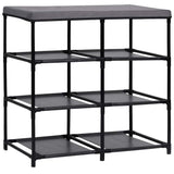Vidaxl opbergkast met 6 lades 55x29x55 cm staal grijs