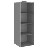 Vidaxl Clothing Organizers Hanging 2 sts with 4 shelves fabric