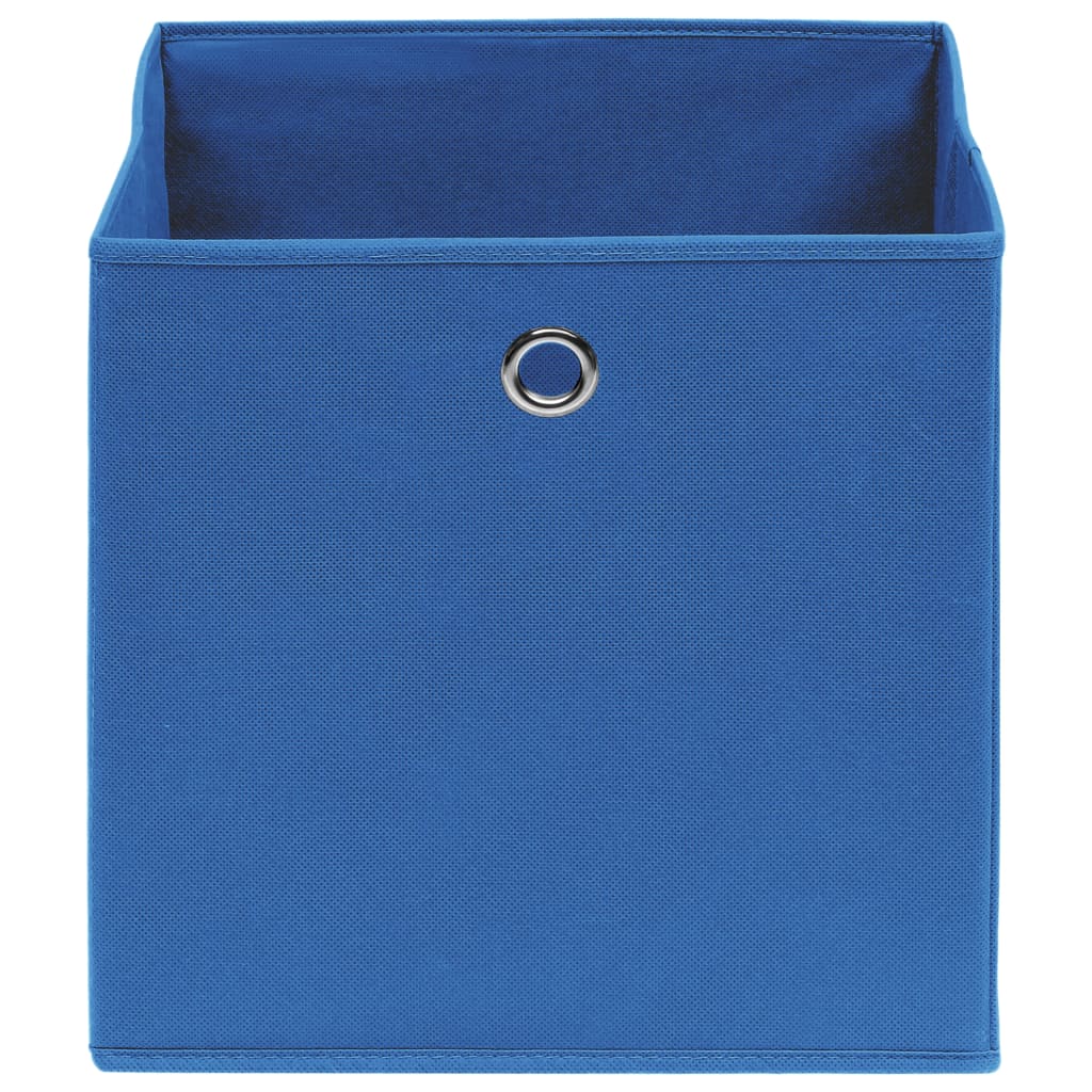 VIDAXL -Speicherboxen 10 PCs 32x32x32 cm Stoff blau