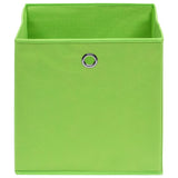 VIDAXL -Speicherboxen 4 PCs 32x32x32 cm Stoff grün