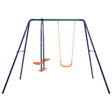 Vidaxl Swing Set con 3 asientos de acero