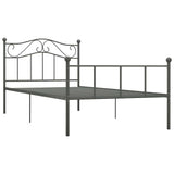Vidaxl bedframe metaal grijs 100x200 cm