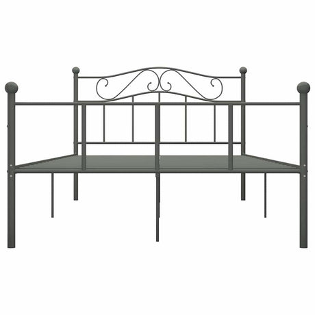 Vidaxl bedframe metaal grijs 160x200 cm