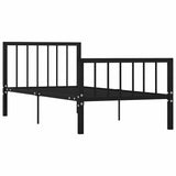 Vidaxl bedframe metaal zwart 100x200 cm