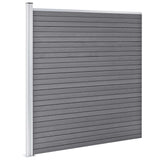 Vidaxl Fence 526x186 cm HKC Grey