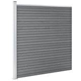 Vidaxl Fence 699x186 cm HKC Grey