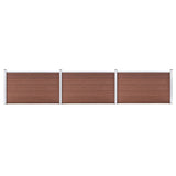 Vidaxl hegn 526x106 cm HKC Brown