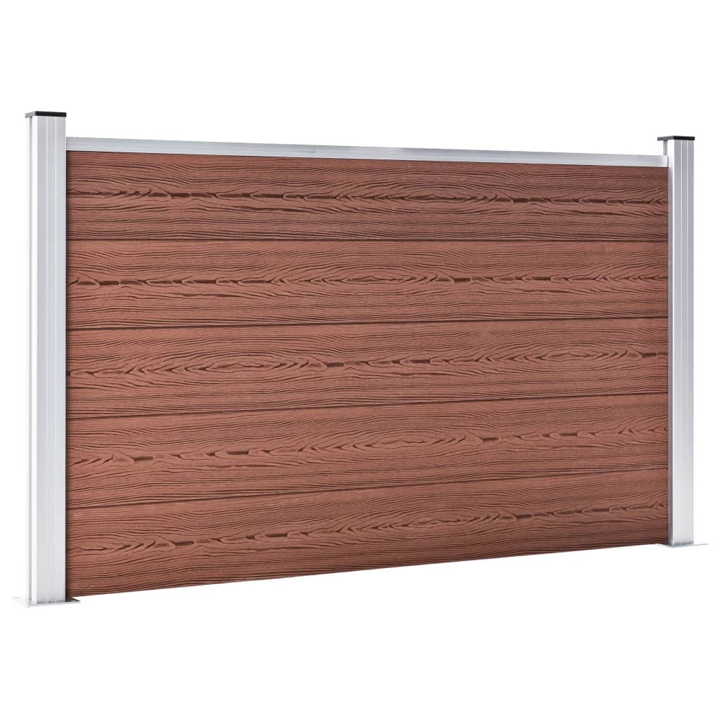 Vidaxl staket 699x106 cm HKC BROWN